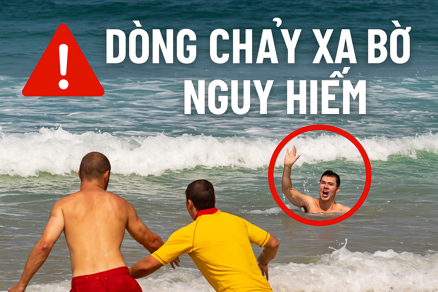 An Toàn Bơi Khi Gặp Dòng Chảy Xa Bờ 3