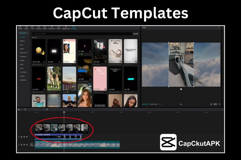 use template on CapCut Desktop